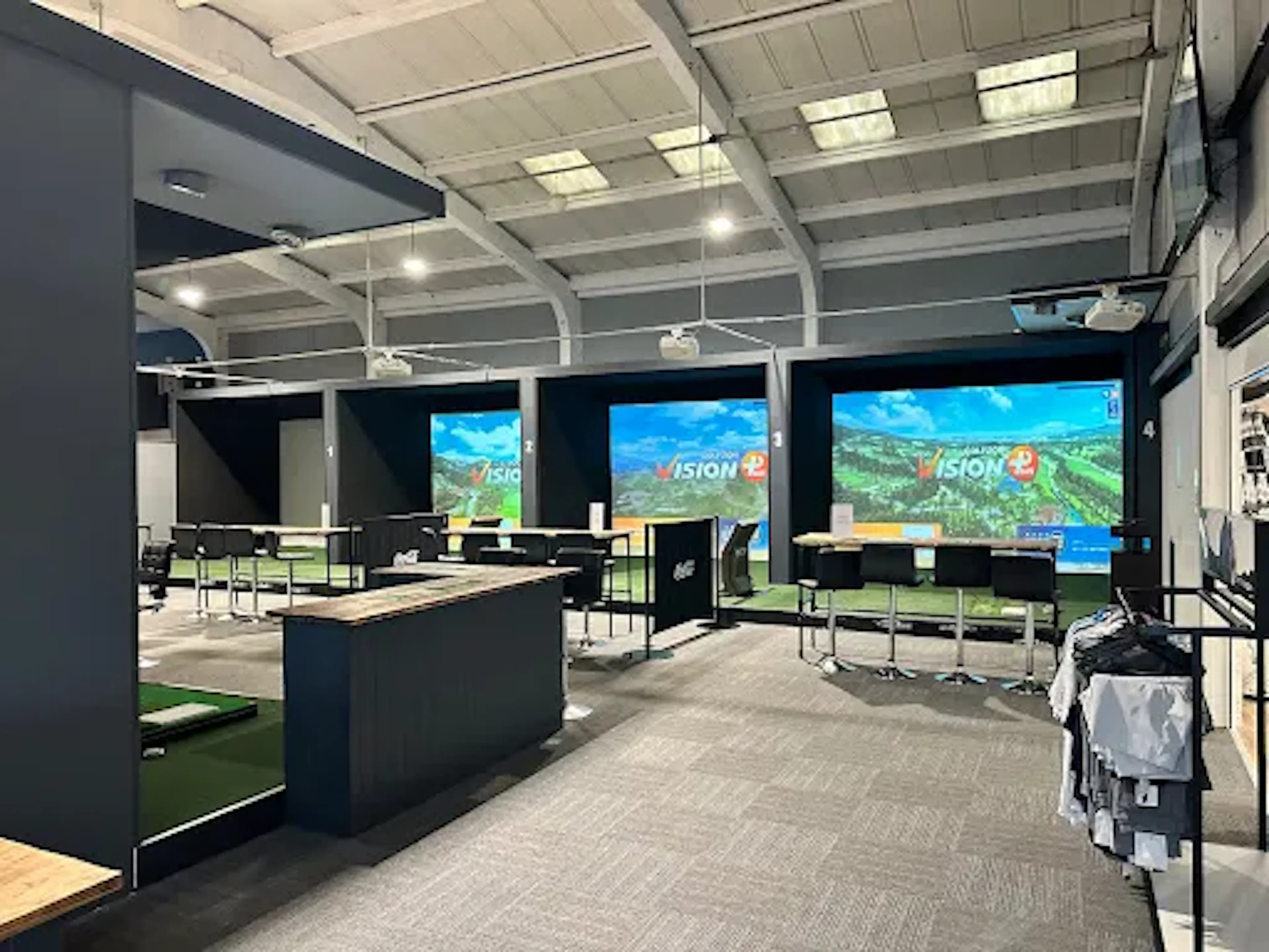 4 golf simulators