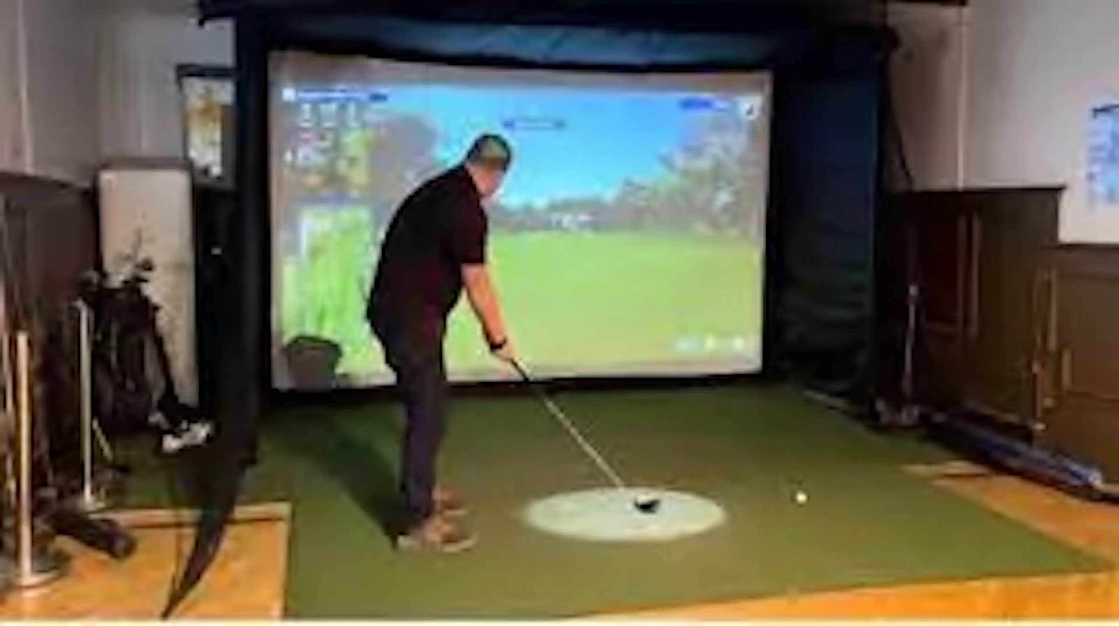 boosters bar golf simulator